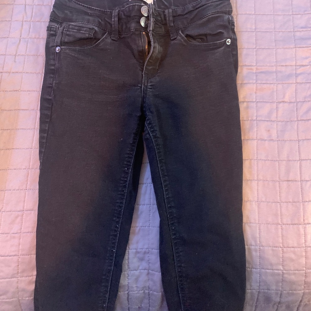 Girls black jeans